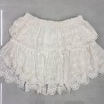 Love Shack Fancy  Ruffle Tiered Cotton Skirt Photo 4