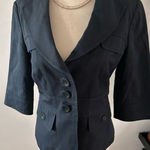 Ann Taylor And Taylor blue blazer short sleeve size 0 Photo 0