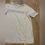 Barbour  Pier Top Womens Size 4 Light Blue Cotton Short Sleeve Preppy Classic Photo 2