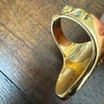 Henri Bendel Tribal ring size 10 In Gold Tone Orange/Brown Stones‎ Photo 2