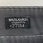Mek Denim  Coated Gray Bulgan Cigarette Jeans Photo 3