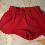 Red Lululemon Shorts Hotty Hot 2.5" 2 Size XS Photo 0