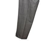 Escada Women's Dress Pants Check Wool Trousers Relaxed Flat front Grey Sz. 44 Gray Size undefined Photo 6