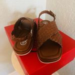 GOLO Criss Slingback Leather Sandal, Size‎ 8, NWT Brown Photo 4