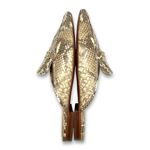 Sam Edelman  Evelan Chain Loafer Mule Wheat Multi Leather Snakeskin Print Size 9 Photo 10