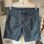 Celebrity Pink  Jeans Shorts Cotton Navy Blue Low Rise Bermuda Womens 1 Chino Photo 4