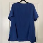Healing Hands HH Works by 4 Pocket Stretch V-Neck Scrub in Galaxy Size 2X Photo 13