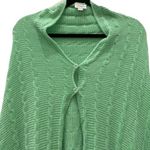 LuLaRoe Rare HTF Chenille Mint “Mimi” Sweater Knit Wrap Poncho Cape Fringe Scarf Photo 6