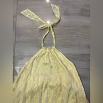 Strut & Bolt  yellow Halter Mini Dress Photo 3