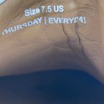 Thursday Everyday Men's White Leather Lace Up Low Top Casual Sneakers Shoes 7.5 Photo 4