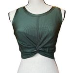 Aerie OFFLINE Ribbed Shine Twist Front Sports Bra‎ Sz L Photo 1