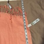 Apt. 9 NWT  peachy pink scarf Approximately 82” long w/ fringe 1 flaw see photos Photo 5