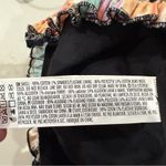 Forever 21  Floral Spaghetti Strap Lace Up Back Romper Women’s Small Black/Blue Photo 10