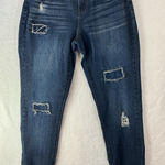 Juicy Couture  Dark Blue Distressed Skinny Jeans Photo 0