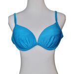 BOGOF LE Cove Padded Blue Wrinkled Underwire Bikini Swim Top 12 Beach Swimwear Photo 0