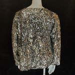 Equipment NWT  Femme Abeline Chrome Sequined Blouse (XS) Photo 7