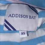 Addison Bay $148  Smooth Cotton Kiawah Dress in white/beverly blue stripe XS Photo 4
