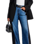 Veronica Beard $495 Taylor wide-leg two-tone jeans 24 Photo 0
