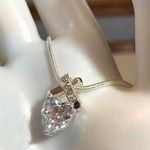 Swarovski Elements Infinity Heart Pendant on Silver Chain Necklace Photo 10