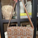 Anthropologie  Fiona beaded shoulder bag bows metallic bronze mixed coquette Photo 0