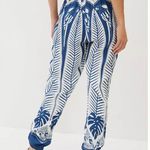 Anthropologie NWT Farm Rio Tropez Joggers Pants in Blue and White, New with Tags Photo 4