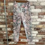 Evolution and creation Evolution Creation Skull Mutli Colored Floral Athletic Work Out Cropped Leggings Photo 3