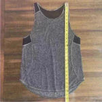 Lululemon Mesh Vest Top Black White Speckle Trim Gym Tank Size Small Activewear Photo 9