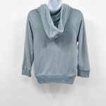 Juicy Couture Terry Cloth Y2K 2000s Zip Up Jacket Hoodie Top Blue Medium Logo Photo 1