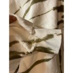 Good American NWT Cropped Sweatshirt 2X Cream Green Tie Dye Fleece Crewneck Knit Photo 4