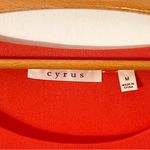 Cyrus  Wide Sleeve Orange Elastic Waist Top Size M NWT Photo 1