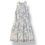 Bella Dahl   Blue Ruffled Tiered‎ Mini Dress Size Small Preppy, Boho, Sundress Photo 3