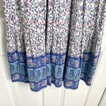 In Loom Floral Blue Midi Dress Photo 4