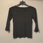 Ralph Lauren Lauren  Black and White Striped Women's Top Size Medium Photo 1