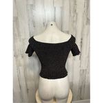 Urban Outfitters  black glittery top Photo 4