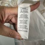 Sequin Hearts  White and Beige High Low Spaghetti Strap Dress Size 3 EUC Photo 15