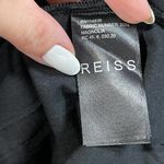 Reiss  Womens Small Magnolia Lace Overlay Black Professional Blouse Shirt Sheer Photo 9