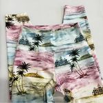 Wildfox High Waisted 7/8 Legging Size Medium Hotel Hollywood Palm Tropical Print Photo 8