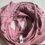 PINK - Victoria's Secret PINK Ultimate Runsie Windsor Rose Pink Stretchy Romper Athleisure Size M Photo 5