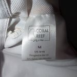 Coral Reef Leopard Print Bikini Tank Top Size Medium Scoop Neck Swimwear Brown Photo 4