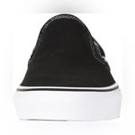Vans NIB Slip-On: Black with White Soles, Women’s Size 7, Men’s Size 5.5 Photo 4