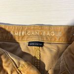 American Eagle Short Skirt Womens 4 Utility Corduroy Brown Festival Boho Hippie Photo 3