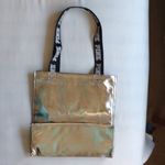 Victoria's Secret NWOT  Pink Tote Bag 10x10 Gold Black Photo 1
