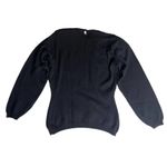 Evan Picone Vintage Womens Black Jeweled Embellished Beaded Sequin Sweater Sz M Photo 7