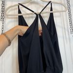 Mau Women’s Black Tasseled Dip Dyed V Photo 3