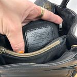 Fossil Vintage 1954 butter pebbled black leather mini satchel or crossbody purse Photo 9