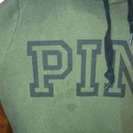 PINK - Victoria's Secret Pink Victoria’s Secret olive green sweatshirt hoodie size large causal wear top​ Photo 1