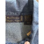 New Direction  Size M Denim Jacket Shirt Snowman Winter Theme NWT button down Photo 6