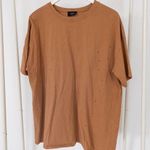 VICI Distressed Cotton Oversized Tee - Tan - Size Small/Medium Photo 0