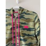 Heritage Hoodie Size Small Woodland Camo Green Pink Full Zip Photo 4