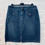 Ralph Lauren Skirt Size  14Laurens Jeans Company Blue Denim Knee Photo 1